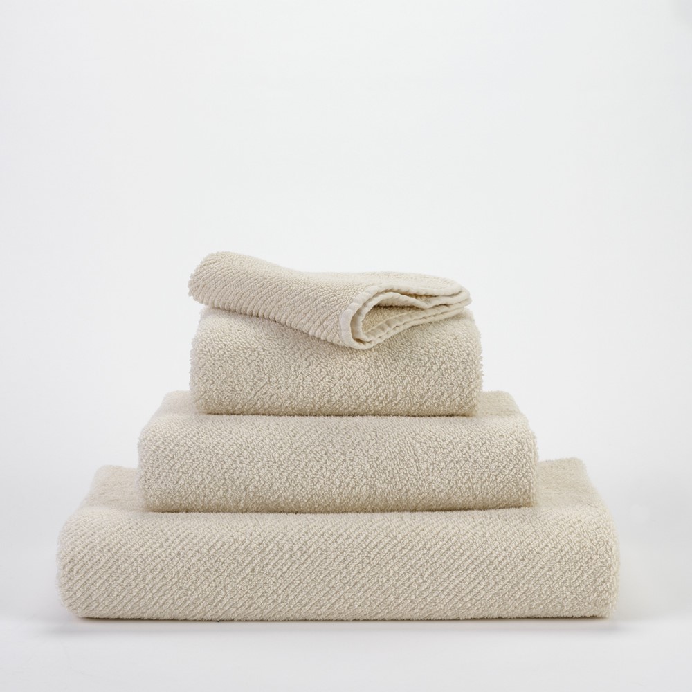 Twill Egyptian Cotton Towels 101 by Designer Abyss & Habidecor in Ecru Natural